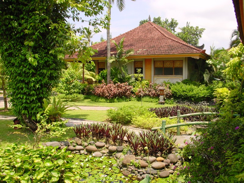 Hotel Blick von Suiteterasse.JPG - Photos of Bali, Indonesia in March 2001