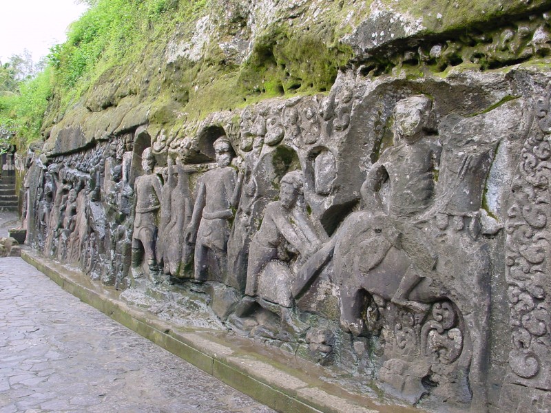 Relief bei Yeh Pulu 1.JPG - Photos of Bali, Indonesia in March 2001