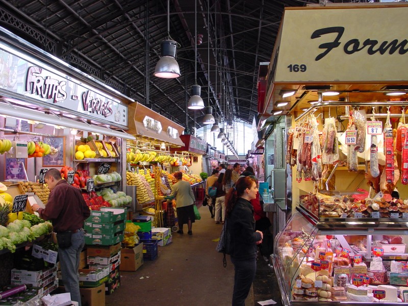 La Rambla - Markt La Boqueria 1.JPG -                                