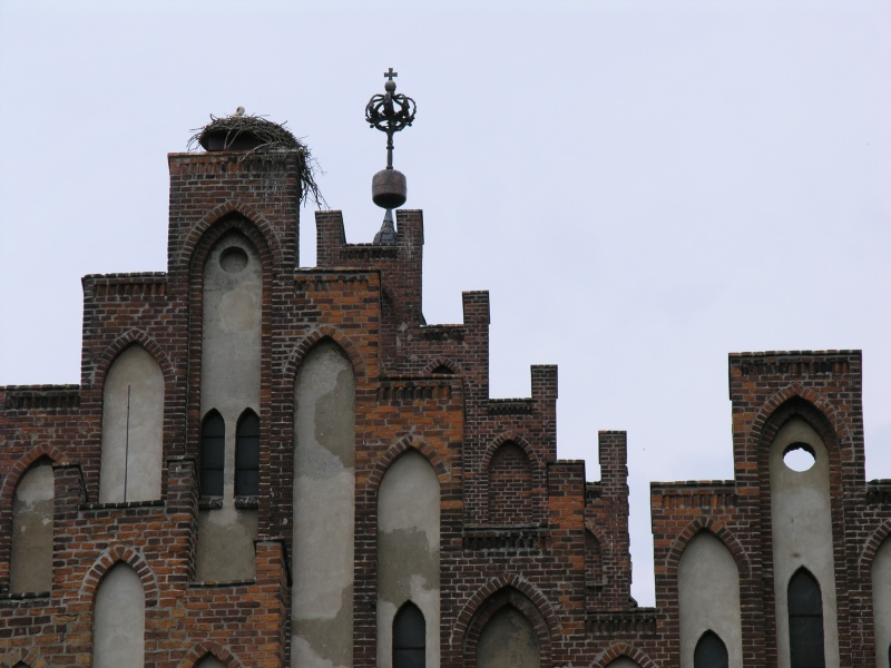 Linum - Storchennest auf Kirche.JPG - OLYMPUS DIGITAL CAMERA         