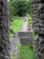 Blarney Castle - Blick auf Burgmauer