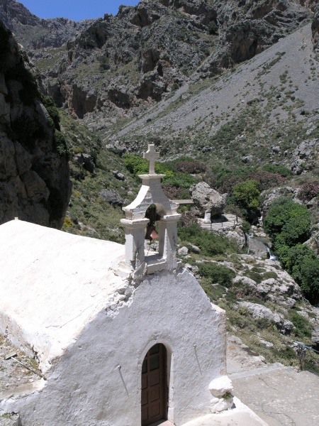 Kourtaliotis-Schlucht - Kapelle Agious Nikolaos.JPG - OLYMPUS DIGITAL CAMERA         