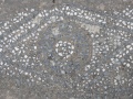 Amari-Becken - Thronos Reste von roemischem Mosaikboden